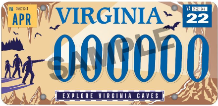 صورة لوحة ترخيص الكهف